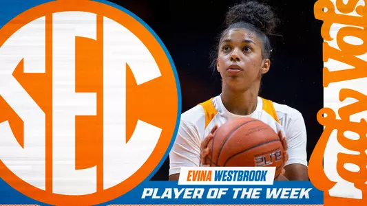 Evina Westbrook SEC Player of the Week Graphic
