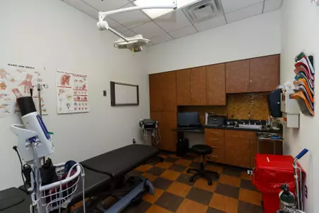 KNOXVILLE, TN - FEBRUARY 12, 2019 - Patient room in the Sports Medicine wing within the Anderson Training Center in Knoxville, TN. Photo By Maury Neipris/Tennessee Athletics