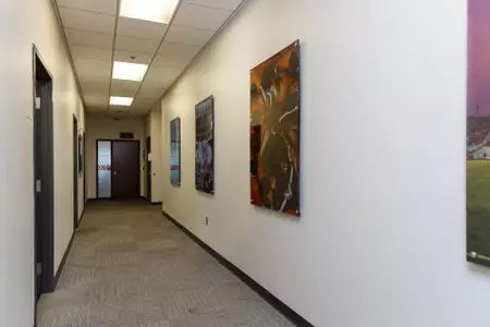 KNOXVILLE, TN - FEBRUARY 12, 2019 - Hallway in Sports Medicine wing within the Anderson Training Center in Knoxville, TN. Photo By Maury Neipris/Tennessee Athletics
