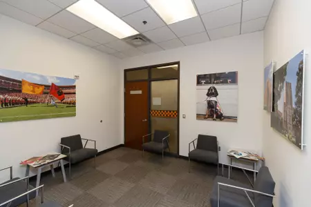 KNOXVILLE, TN - FEBRUARY 12, 2019 - Sports Medicine waiting room within the Anderson Training Center in Knoxville, TN. Photo By Maury Neipris/Tennessee Athletics