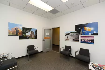 KNOXVILLE, TN - FEBRUARY 12, 2019 - Sports Medicine waiting room within the Anderson Training Center in Knoxville, TN. Photo By Maury Neipris/Tennessee Athletics