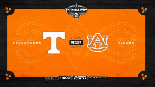 SEC Tournament Auburn Graphic