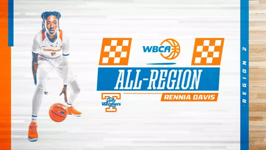 Rennia Davis WBCA All-Region 2 graphic