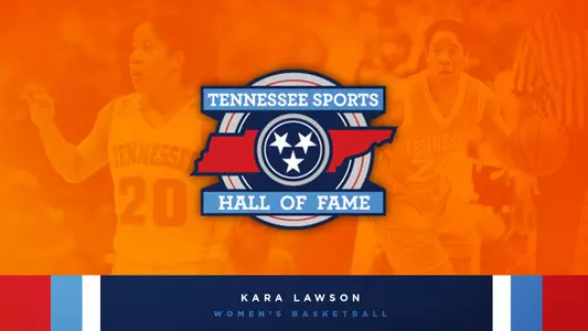 Kara Lawson TSHOF Graphic