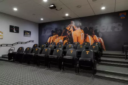 KNOXVILLE, TN - MARCH 19, 2019 - Wide angel Video Room photos of Cronan Volleyball Center in Knoxville, TN. Photo By Maury Neipris/Tennessee Athletics