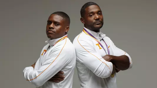 KNOXVILLE, TN - 2017.10.13 - Christian Coleman and Justin Gatlin Shoot