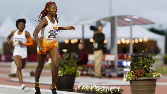 FAYETTEVILLE, AR - MAY 11, 2019 - Brooklynn Broadwater of the Tennessee Volunteers during the Outdoor SEC Championships at John McDonell Field in Fayetteville, AR. Photo By Maury Neipris/Tennessee Athletics