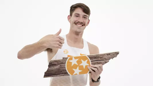 KNOXVILLE, TN - OCTOBER 28, 2019 - John Elrod of The Tennessee Volunteers taken in Knoxville, TN. Photo By Kate Luffman/Tennessee Athletics