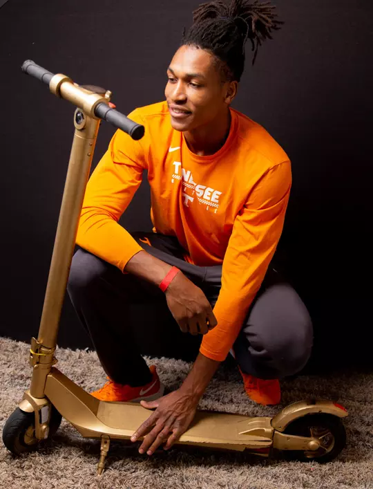 Yves with Scooter