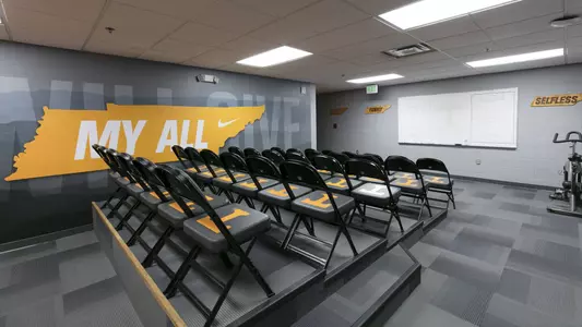 KNOXVILLE, TN - MAY 06, 2020 - Interior photos of the locker room in Regal Soccer Stadium in Knoxville, TN. Photo By Maury Neipris/Tennessee Athletics