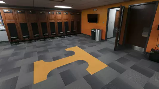 KNOXVILLE, TN - MAY 06, 2020 - Interior photos of the locker room in Regal Soccer Stadium in Knoxville, TN. Photo By Maury Neipris/Tennessee Athletics