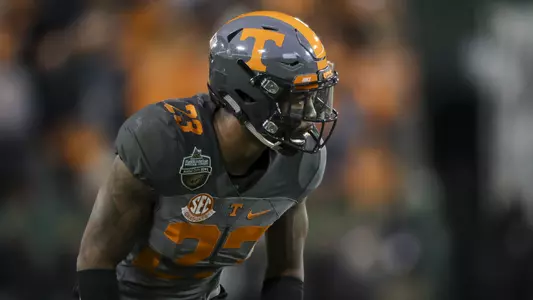 NASHVILLE, TN - DECEMBER 30, 2016 - defensive back Cameron Sutton #23 of the Tennessee Volunteers during the Franklin American Mortgage Music City Bowl between the Nebraska Cornhuskers and the Tennessee Volunteers at Nissan Stadium in Nashville, TN. Photo By Craig Bisacre/Tennessee Athletics