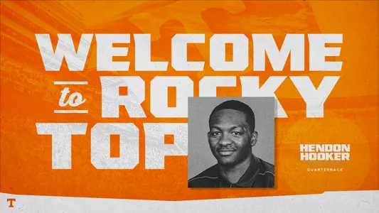 Hendon Hooker welcome graphic