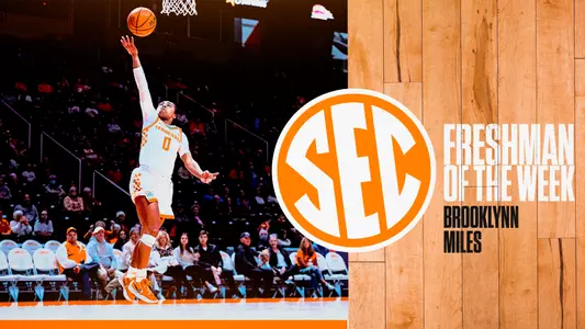 Brooklynn Miles Freshman of the Week graphic