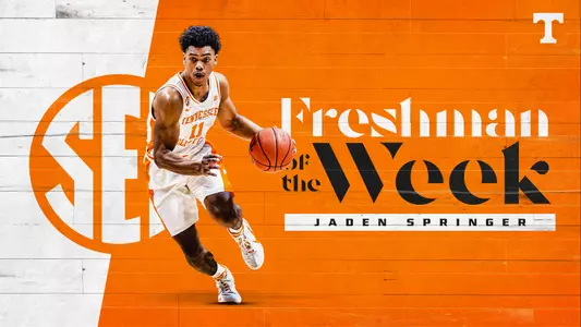 Jaden Springer Freshman of the Week Graphic Two