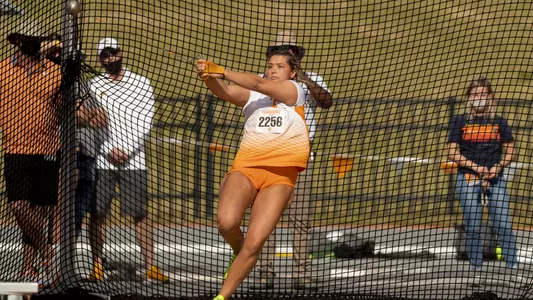 Athlete Competing In Hammer Throw