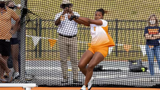 Athlete Competing In Hammer Throw