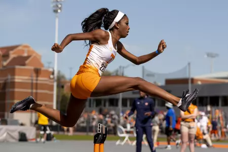Athlete Competing In Tennessee Relays