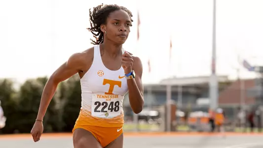 Athlete Competing In Tennessee Relays