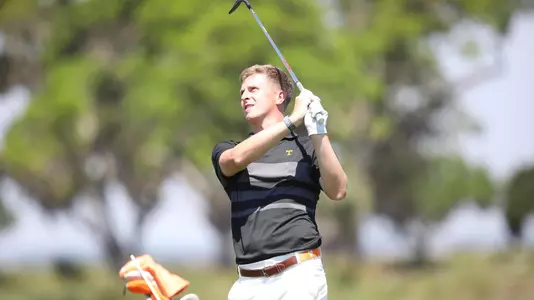 Tennessee during the first round of the SEC Championship at Sea Island Golf Club on St. Simons Island, Ga., on Wednesday, April 21, 2021. (Photo by Steven Colquitt)