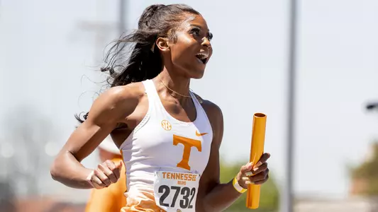 KNOXVILLE, TN - May 01, 2021 - Maia McCoy of the Tennessee Volunteers during the Tennessee Challenge at Tom Black Track At LaPorte Stadium in Knoxville, TN. Photo By Andrew Ferguson/Tennessee Athletics