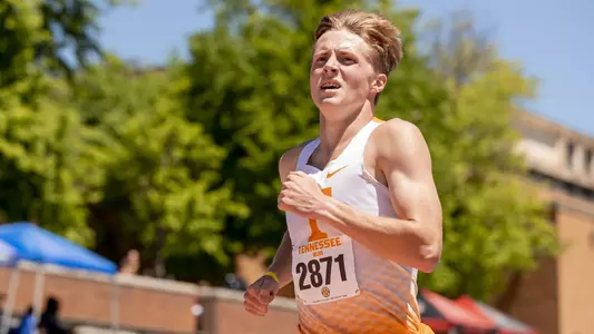KNOXVILLE, TN - May 01, 2021 - Thomas Gardiner of the Tennessee Volunteers during the Tennessee Challenge at Tom Black Track At LaPorte Stadium in Knoxville, TN. Photo By Andrew Ferguson/Tennessee Athletics