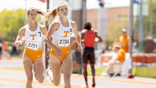 KNOXVILLE, TN - May 01, 2021 - Allison Rand of the Tennessee Volunteers during the Tennessee Challenge at Tom Black Track At LaPorte Stadium in Knoxville, TN. Photo By Andrew Ferguson/Tennessee Athletics