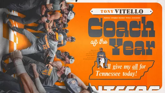 Tony Vitello NCBWA National Coach of the Year