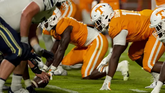 KNOXVILLE, TN - September 17, 2022 - Defensive lineman LaTrell Bumphus #11 of the Tennessee Volunteers during the game between the Akron Zips and the Tennessee Volunteers at Neyland Stadium in Knoxville, TN. Photo By Emma Ramsey/Tennessee Athletics