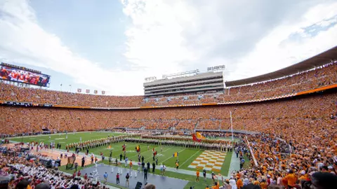 KNOXVILLE, TN - October 15, 2022 - Neyland Stadium before the game between the Alabama Crimson Tide and the Tennessee Volunteers at Neyland Stadium in Knoxville, TN. Photo By Emma Ramsey/Tennessee Athletics
