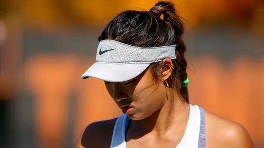 KNOXVILLE, TN - October 23, 2022 - Catherine Aulia of the Tennessee Lady Volunteers during the ITA Ohio Valley Regional Day 4 at Goodfriend Tennis Center in Knoxville, TN. Photo By Cayce Smith/Tennessee Athletics