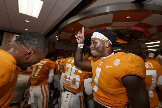 KNOXVILLE, TN - September 24, 2022 - Defensive back Trevon Flowers #1 of the Tennessee Volunteers during the game between the Florida Gators and the Tennessee Volunteers at Neyland Stadium in Knoxville, TN. Photo By Kate Luffman/Tennessee Athletics