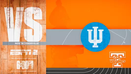 2022 Lady Vols vs. Indiana BSI Graphic