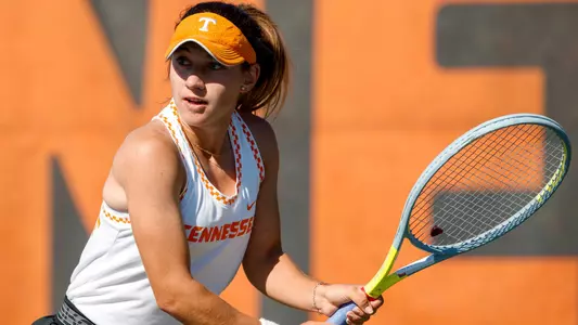 KNOXVILLE, TN - October 23, 2022 - Daria Kuczer of the Tennessee Lady Volunteers during the ITA Ohio Valley Regional Day 4 at Goodfriend Tennis Center in Knoxville, TN. Photo By Cayce Smith/Tennessee Athletics