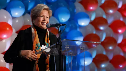 KNOXVILLE, TN - November 21, 2021 - Joan Cronan during the celebration brunch at Pratt Pavilion in Knoxville, TN. Photo By Caleb Jones/Tennessee Athletics