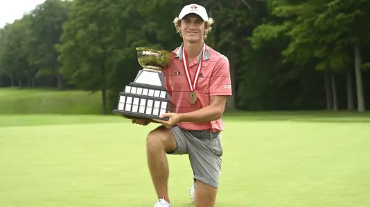 PHOTO BERNARD BRAULT, GOLF CANADASte-Julie, Québec:Canadian Championship Junior BoysChampionnat Canadien Junior garçonsFinal RoundClub de golf Vallée du RichelieuJean-Philippe ParrKI-8-EB (Club de golf), St. Celestin, QC-Thursday, August 12th,  2021