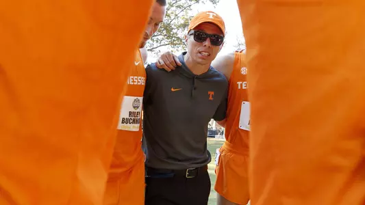 OXFORD, MS - October 28, 2022 - Head Coach Sean Carlson of the Tennessee Volunteers during the SEC Championships in Oxford, MS. Photo By Kate Luffman/Tennessee Athletics