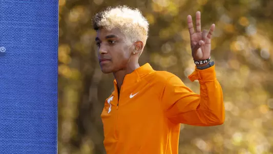 OXFORD, MS - October 28, 2022 - Yaseen Abdalla of the Tennessee Volunteers during the SEC Championships in Oxford, MS. Photo By Kate Luffman/Tennessee Athletics
