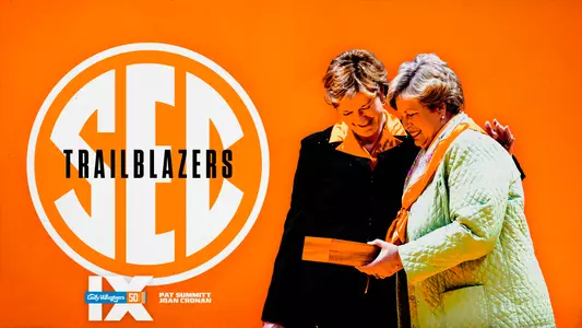 Cronan, Summitt SEC Title IX Trailblazers Graphic