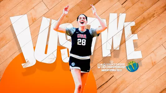 Justine Pissott USA U18 Promo Graphic