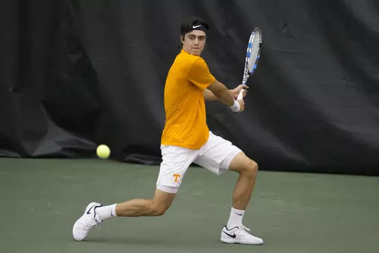 KNOXVILLE, TN - OCTOBER 19, 2017 - Adam Walton of the Tennessee Volunteers during the ITA Ohio Valley Regional Championships at Goodfriend Tennis Center in Knoxville, TN. Photo By Kyle Zedaker/Tennessee Athletics