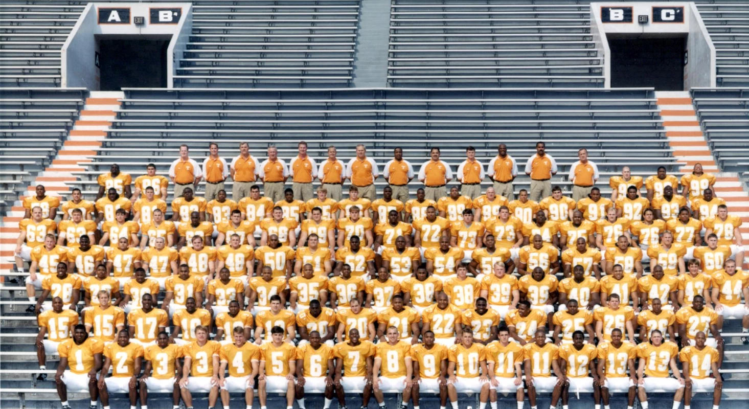 1998 Tennessee Football Team Photo