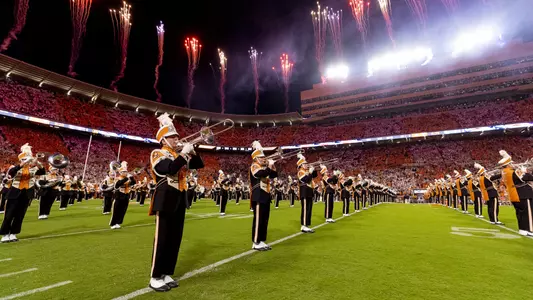 KNOXVILLE, TN - 2021.10.16 - Tennessee vs. Ole Miss Pride of the Southland Marching Band