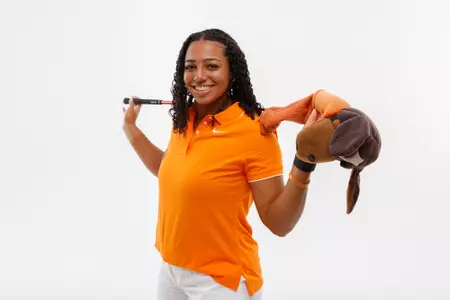 KNOXVILLE, TN - August 23, 2022 - Bailey Davis of the Tennessee Lady Volunteers headshot taken at  in Knoxville, TN. Photo By Emma Corona/Tennessee Athletics