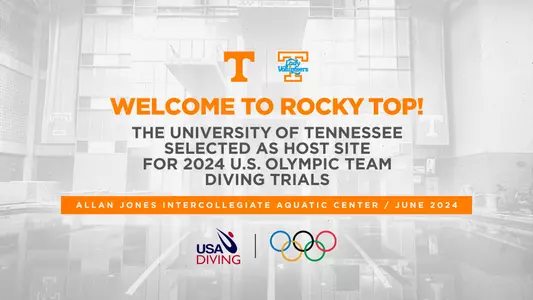 2024 U.S. Olympic Team Diving Trials Graphic