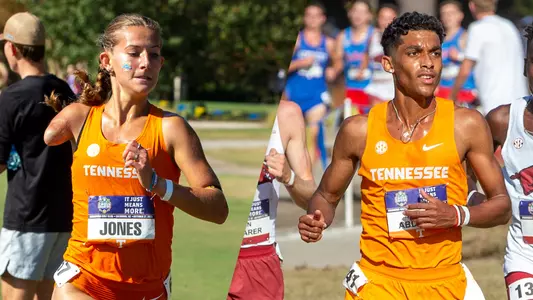 Ashley Jones, Yaseen Abdalla, 2023 SEC Cross Country Championships