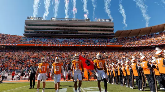 Salansky, Beasley, Campbell and Wright pregame vs. UConn