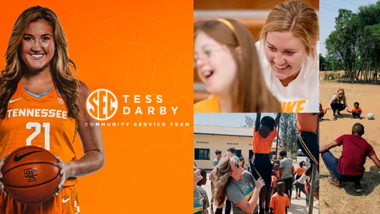 Tess Darby SEC WBB Community Service Team