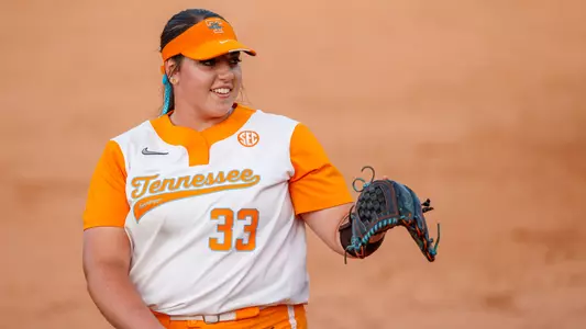 KNOXVILLE, TN - May 19, 2023 - Pitcher Payton Gottshall #33 of the Tennessee Lady Volunteers during the 2023 NCAA Softball tournament regional game between the Northern Kentucky Norse and the Tennessee Lady Volunteers at Sherri Parker Lee Stadium in Knoxville, TN. Photo By Kate Luffman/Tennessee Athletics