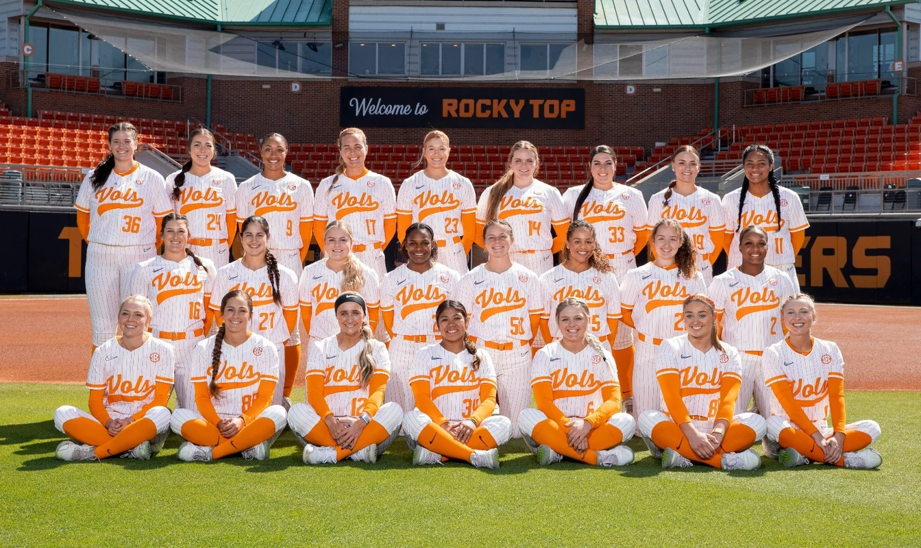 2023 Tennessee Softball Team Photo